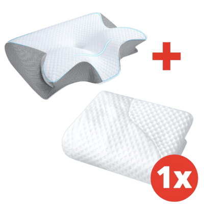 1x Restora Cervical Pillow + 1 Free Pillowcase